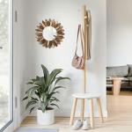 Honiway 12" Boho Sunburst Decorative Wall Mirror