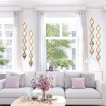 Qunclay Teardrop Mirror Wall Art Set - 4 Pcs