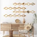 Qunclay Teardrop Mirror Wall Art Set - 4 Pcs