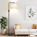 Dimmable Arc Floor Lamp with LED Edison Bulb