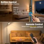 Adjustable LED Floor Lamp with Remote Control