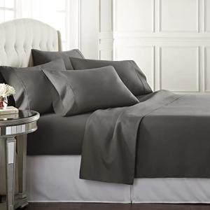 Cooling Queen Bed Sheet Set with 4 Pillowcases
