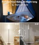 Dimmable Floor Lamp with Remote and Foot Switch