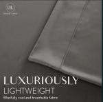 Cooling Queen Bed Sheet Set with 4 Pillowcases