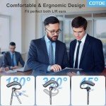 COTOE Bluetooth 5.3 Headset with Charging Case