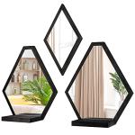 JACKCUBE Geometric Wall Mirrors Set of 3