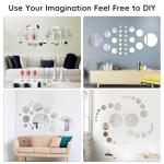 32 Pcs Acrylic Mirror Wall Stickers Set