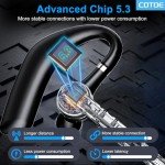 COTOE Bluetooth 5.3 Headset with Charging Case