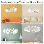 32 Pcs Acrylic Mirror Wall Stickers Set