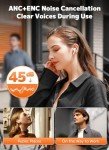 Szwdo Bluetooth 5.4 Wireless Earbuds with Touch Control