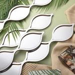 Qunclay Teardrop Decorative Wall Mirror Art