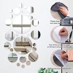 32 Pcs Acrylic Mirror Wall Stickers Set