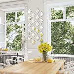 Qunclay Teardrop Decorative Wall Mirror Art