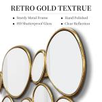 NXHOME Large Gold Decorative Wall Mirror