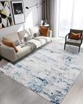 Large 5x7 Modern Abstract Area Rug - Soft & Non-Slip