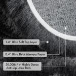 Large Shag Area Rug - Soft Tie-Dye Design