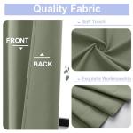 Sage Green Blackout Curtains Set for Bedroom