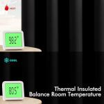 MIULEE Blackout Curtains 63” 2-Panel Set