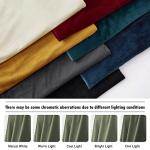 Sage Green Velvet Room Darkening Curtains, 84 inches