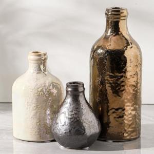 Set of 3 Decorative Ceramic Vases