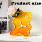 Modern Glass Vase and Clock for Home Decor