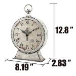 Stonebriar 12-Inch Antique Finish Table Clock