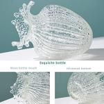 Luminous Waves Glass Flower Vase for Home Decor
