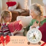 Maxspace Vintage Analog Clock - Silent & Elegant