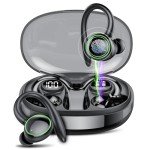 Bluetooth 5.3 Sport Wireless Earbuds with Noise Canceling