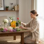 Modern Glass Vase and Clock for Home Decor