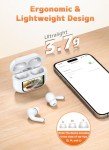 Szwdo Bluetooth 5.4 Wireless Earbuds with Touch Control