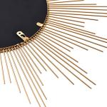 Cityelf 24'' Gold Sunburst Wall Mirror Decor