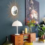 Cityelf 24'' Gold Sunburst Wall Mirror Decor