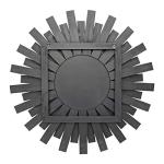 Stonebriar 32" Wood Sunburst Wall Mirror