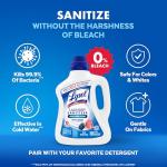 Lysol Laundry Sanitizer Additive, Crisp Linen Scent, 90oz