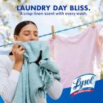 Lysol Laundry Sanitizer Additive, Crisp Linen Scent, 90oz
