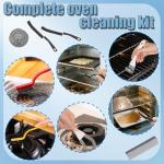 Heavy Duty Oven Cleaner Brush Set for Tough Grime