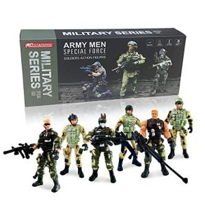 Army Men Action Figures Playset for Boys 4-7