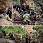 Army Men Action Figures Playset for Boys 4-7