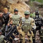 Army Men Action Figures Playset for Boys 4-7