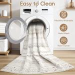 Washable Soft Area Rugs for Living Room