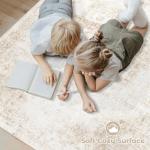 8x10 Vintage Boho Washable Area Rug