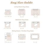 8x10 Vintage Boho Washable Area Rug