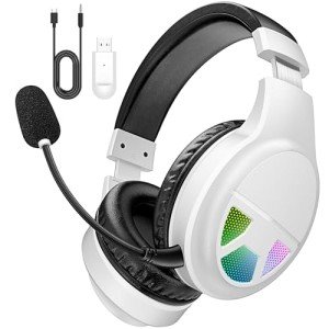WiseWing 2.4GHz Wireless Gaming Headset with Microphone