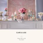 MACKENZIE-CHILDS Rosy Meadow Tall Ceramic Vase