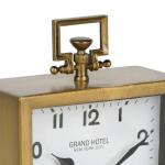 NIKKY HOME Gold Silent Table Clock for Decor