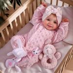 Cute 17-Inch Reborn Baby Doll with Accessories