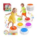 Rainbow Light Up Stepping Stones - 6 Pack