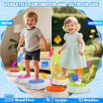 Rainbow Light Up Stepping Stones - 6 Pack