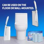 Disposable Toilet Brush System with 50 Refill Pads